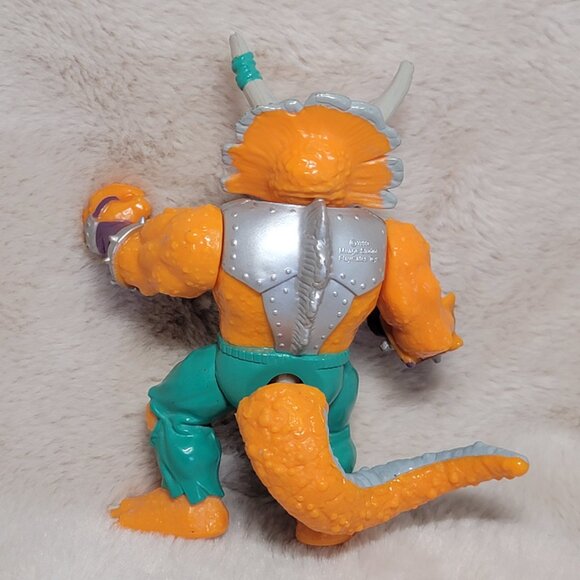 Triceraton 100% Complete Teenage Mutant Ninja Turtle TMNT Playmates 1990 Vintage - Picture 4 of 6